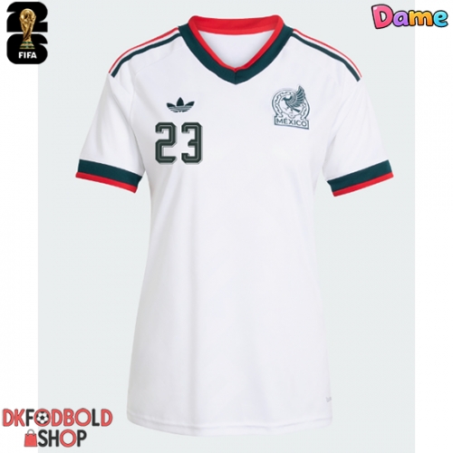 Mexico Jesus Gallardo #23 Udebanetrøje Dame VM 2026 Kort ærmer